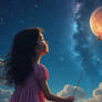 little girl and the sky 5