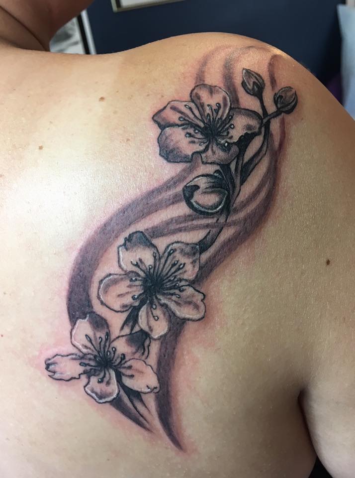 Apple Blossoms By New Graffiti Tattoo On Deviantart Apple Blossoms By New Graffiti Tattoo On Deviantart