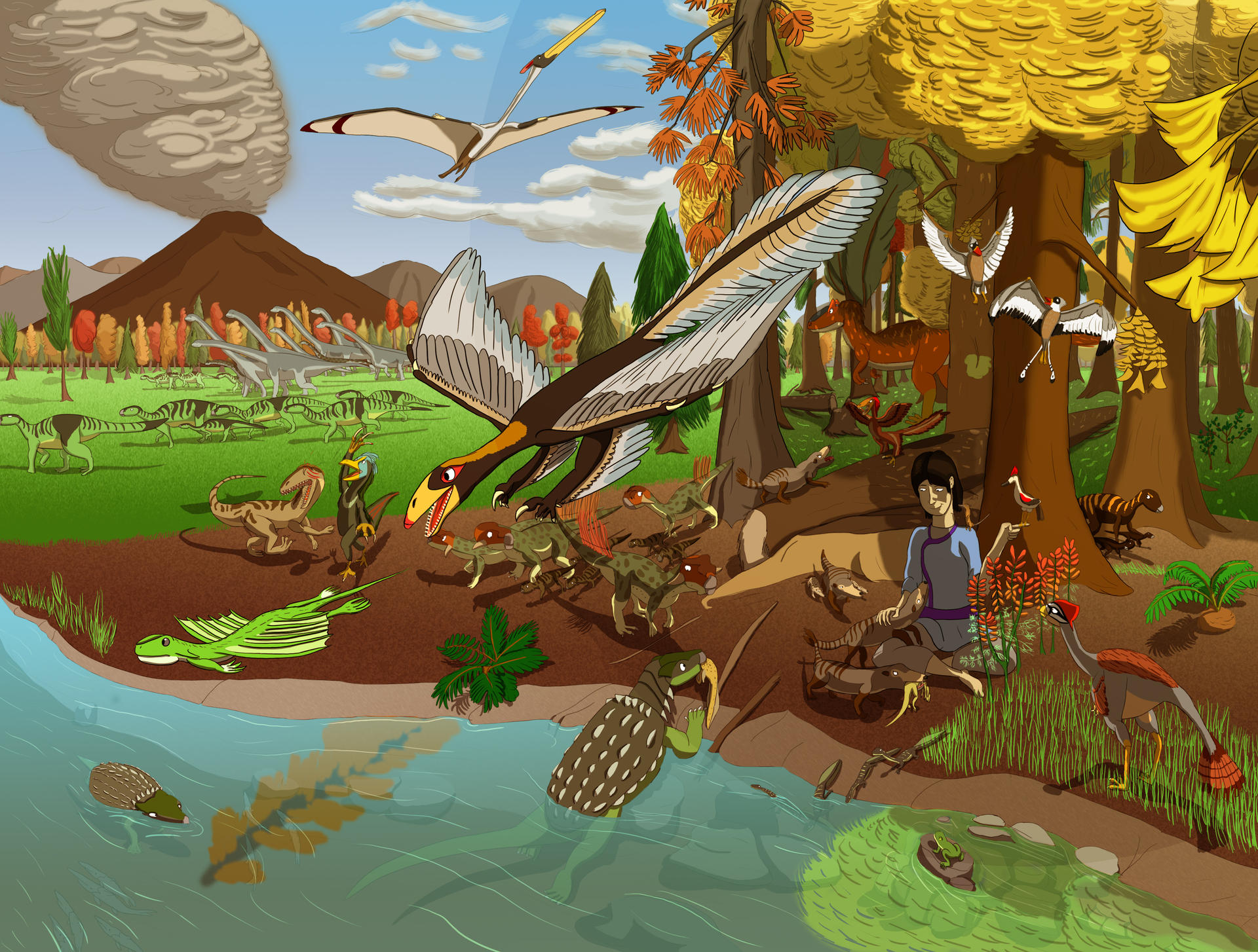 Walking In The Yixian Formation by PalClem1112Ill on DeviantArt