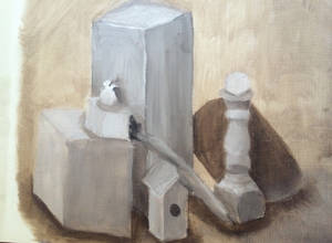 Full Still Life in Oil