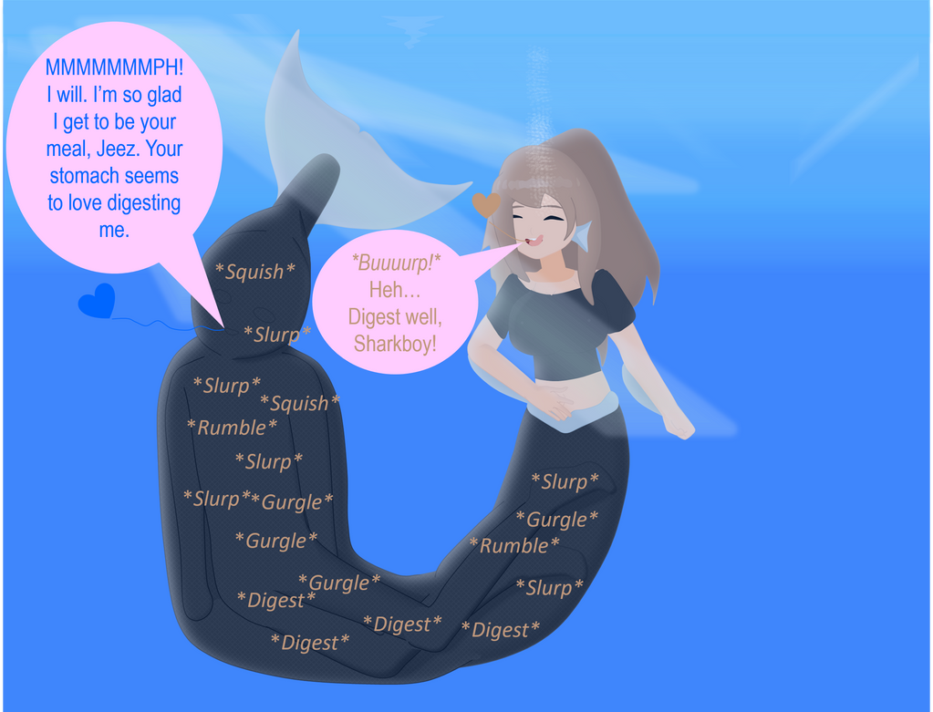 Digested Mermaid Eaten By Jeeez Mermaid by sharkboy17 on DeviantArt