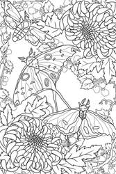 Beneath The Brambles FREE colouring page