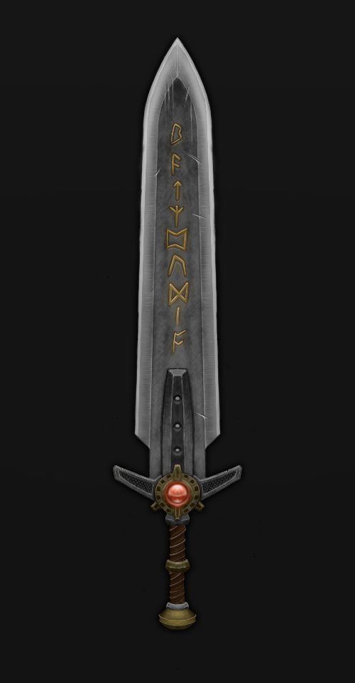 Fantasy greatsword sketch