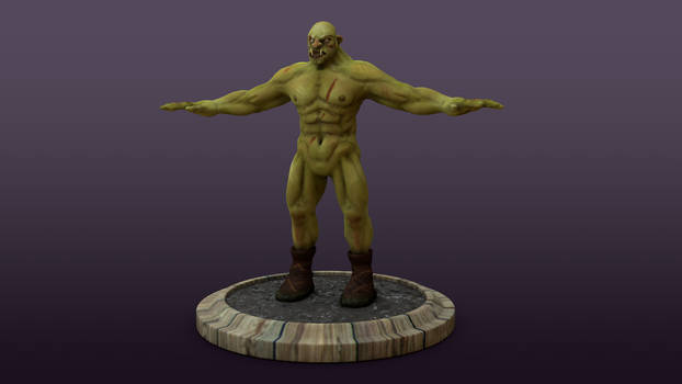 Orc Warrior (game-ready model)
