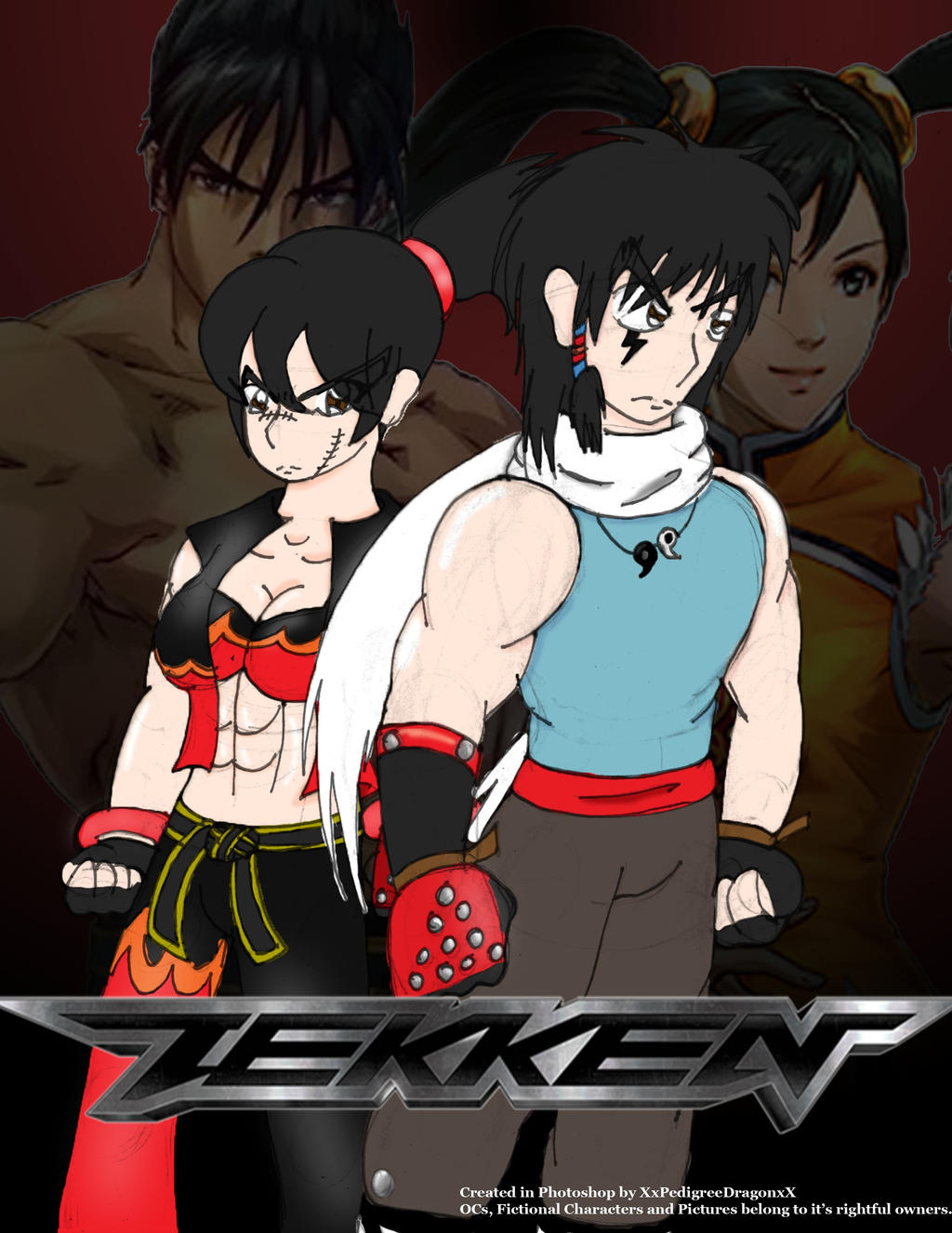 Tekken Unchained: Kazama Twins by LunarSpawnSerenata on DeviantArt
