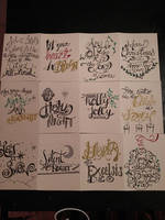 calligraphy Christmas