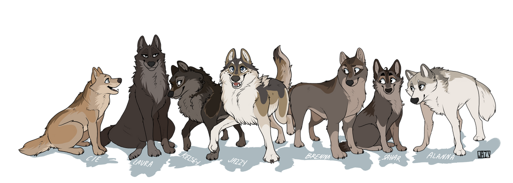 Sugoi Wolf Pack By Fattcat On Deviantart