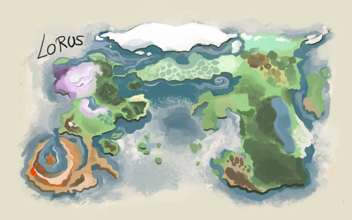 New Lorus Map by AstraGalactica on DeviantArt