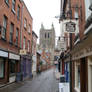 Narrows streets of Hereford