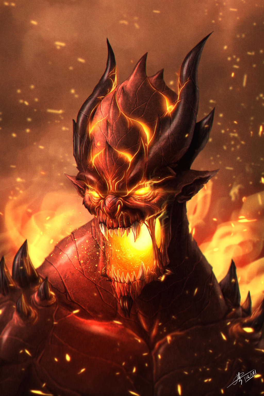 Demon Think Demon concept by hydriss28 on DeviantArt