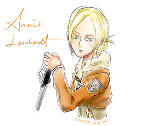 Annie Leonhardt with Sword