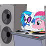 Vinyl Scratch and Pinkie Pie Rock Out