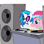 Vinyl Scratch and Pinkie Pie Rock Out