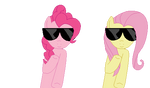 Pinkie Pie and Fluttershy Drop It Like It's Hot by TomDanTheRock