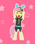 Fluttershy Bunny Caramelldansen by TomDanTheRock