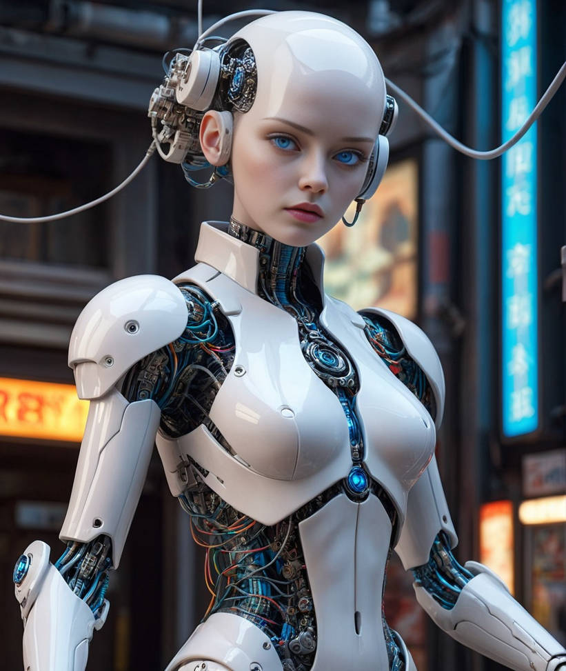 Goth Android Woman PV211 - Android woman by mkvd26 on DeviantArt