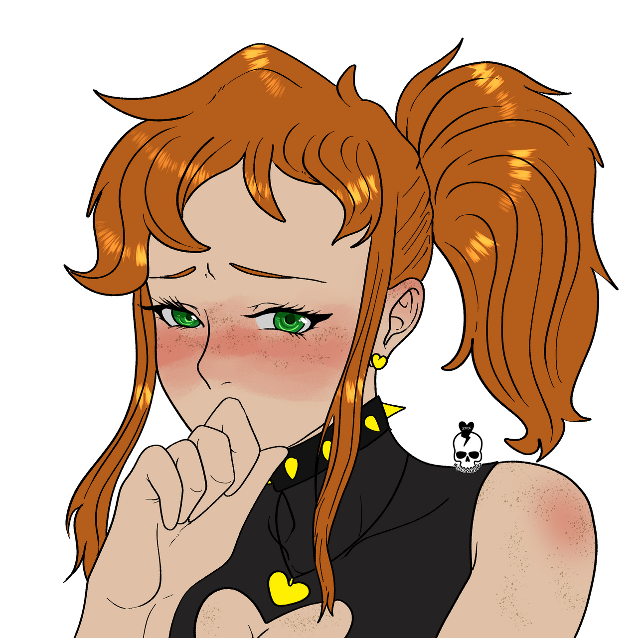 Deviantart Blushing Emberlynn Blushing by MysticSkiesArt on DeviantArt