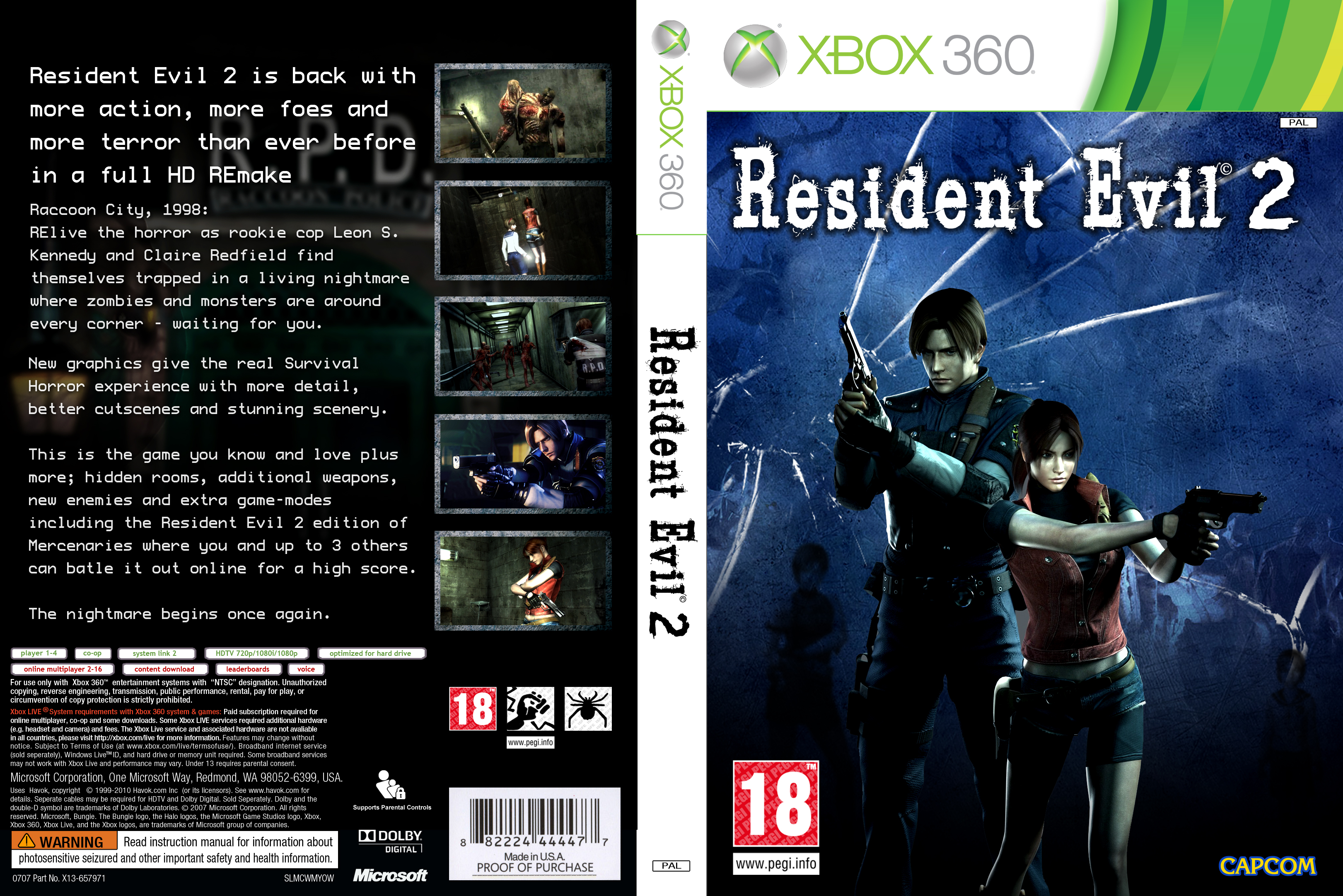 Resident Evil 2 Remake Standard Edition Capcom Xbox One Digital