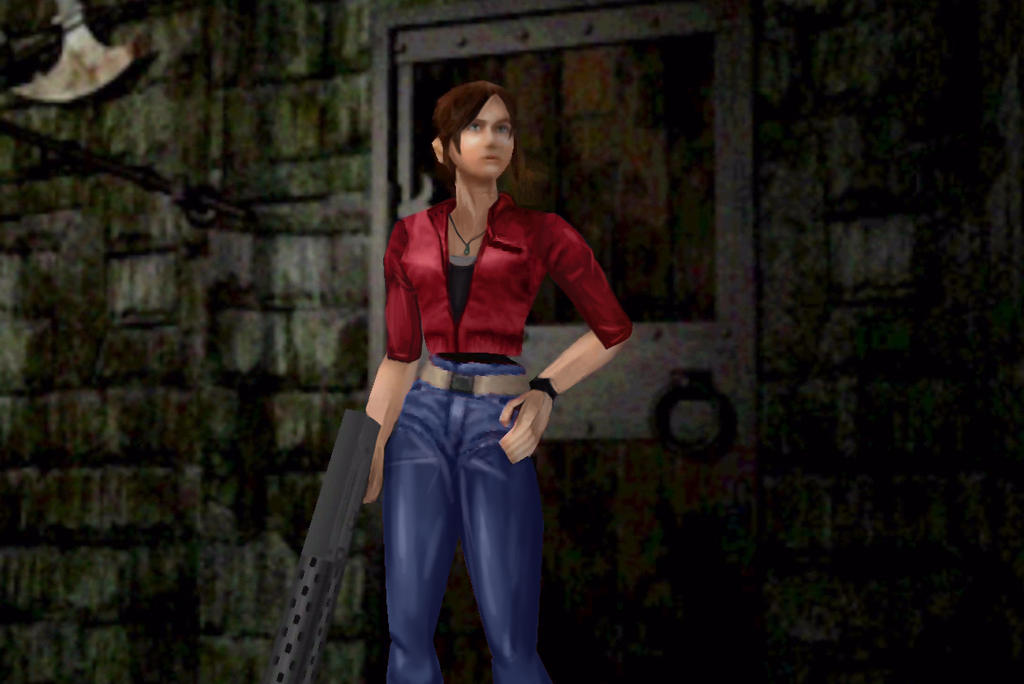 Byehazard Art — Claire Redfield as seen in Resident Evil 2 REmake