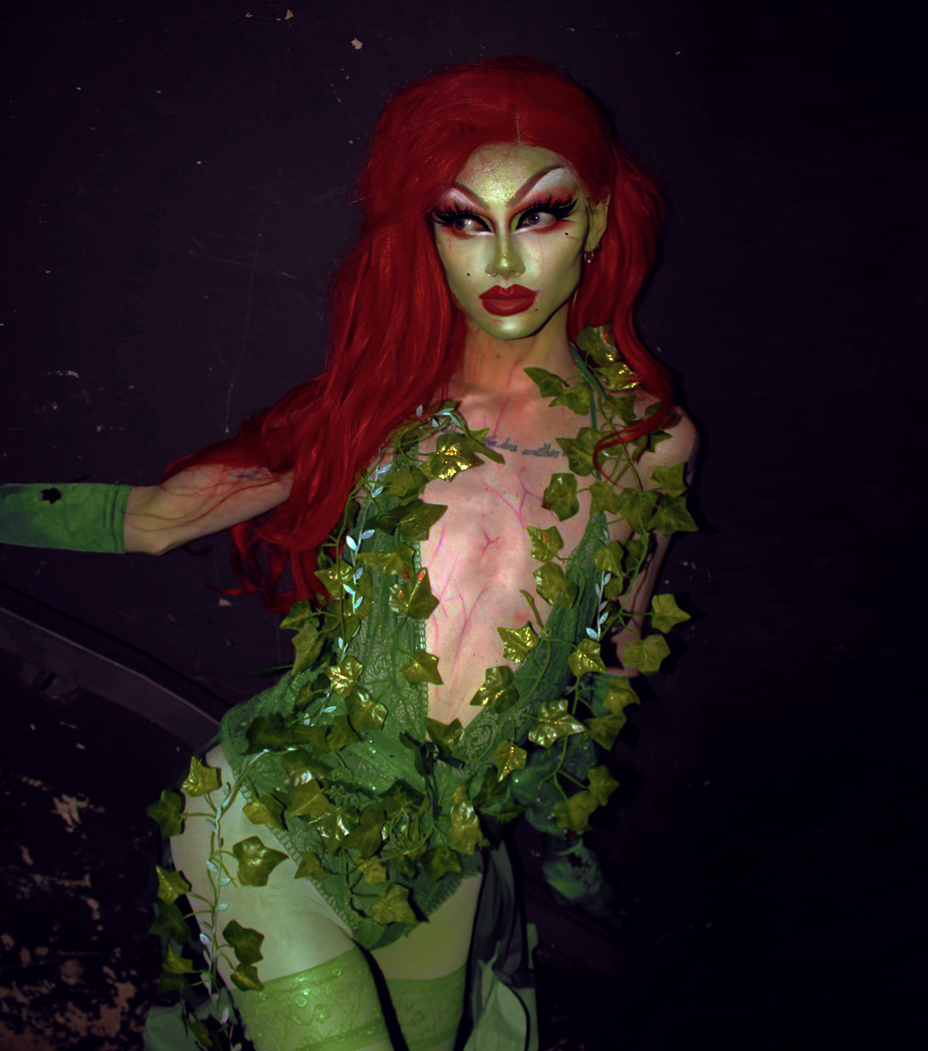 Poison Ivy Bodypaint by mcroft07 on DeviantArt