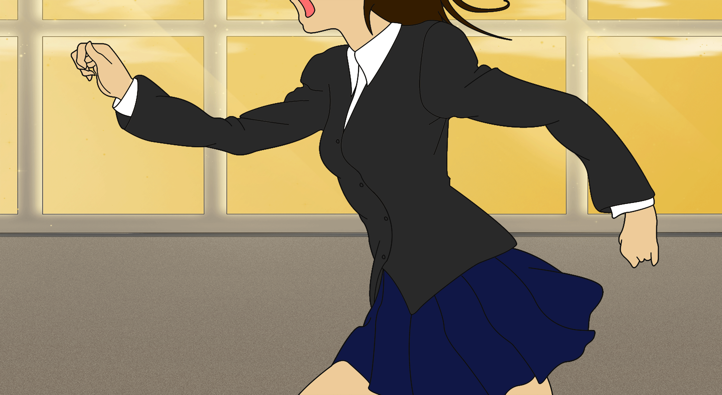 picture People Running Gif Cartoon deviantart