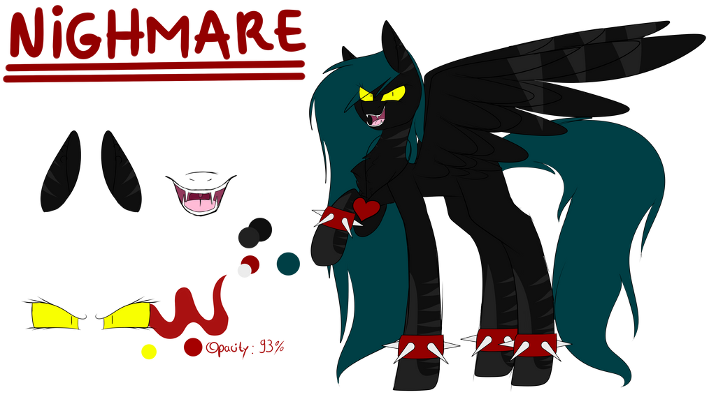 Nightmare Color Code NIGHTMARE - Color Guide by NightmareGoldDraw on DeviantArt