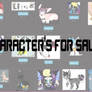 Characters For sale and trade OFFER