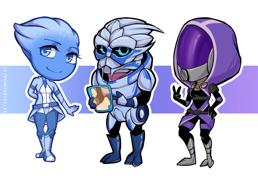 - aliens of mass effect - by Alquana