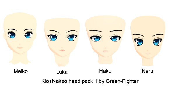 MMD Kio+Nakao head pack 1+DL