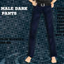 [MMD] Male Dark Blue Pants + DL