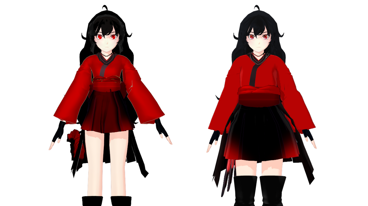 Raven Riot Model Ravuswolf's Raven model comparison by Fina-Nz21 on DeviantArt