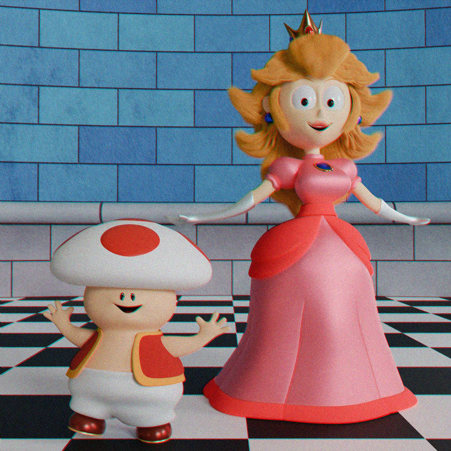 Toadstool Stuff Toad and Toadstool by TheBlendee on DeviantArt