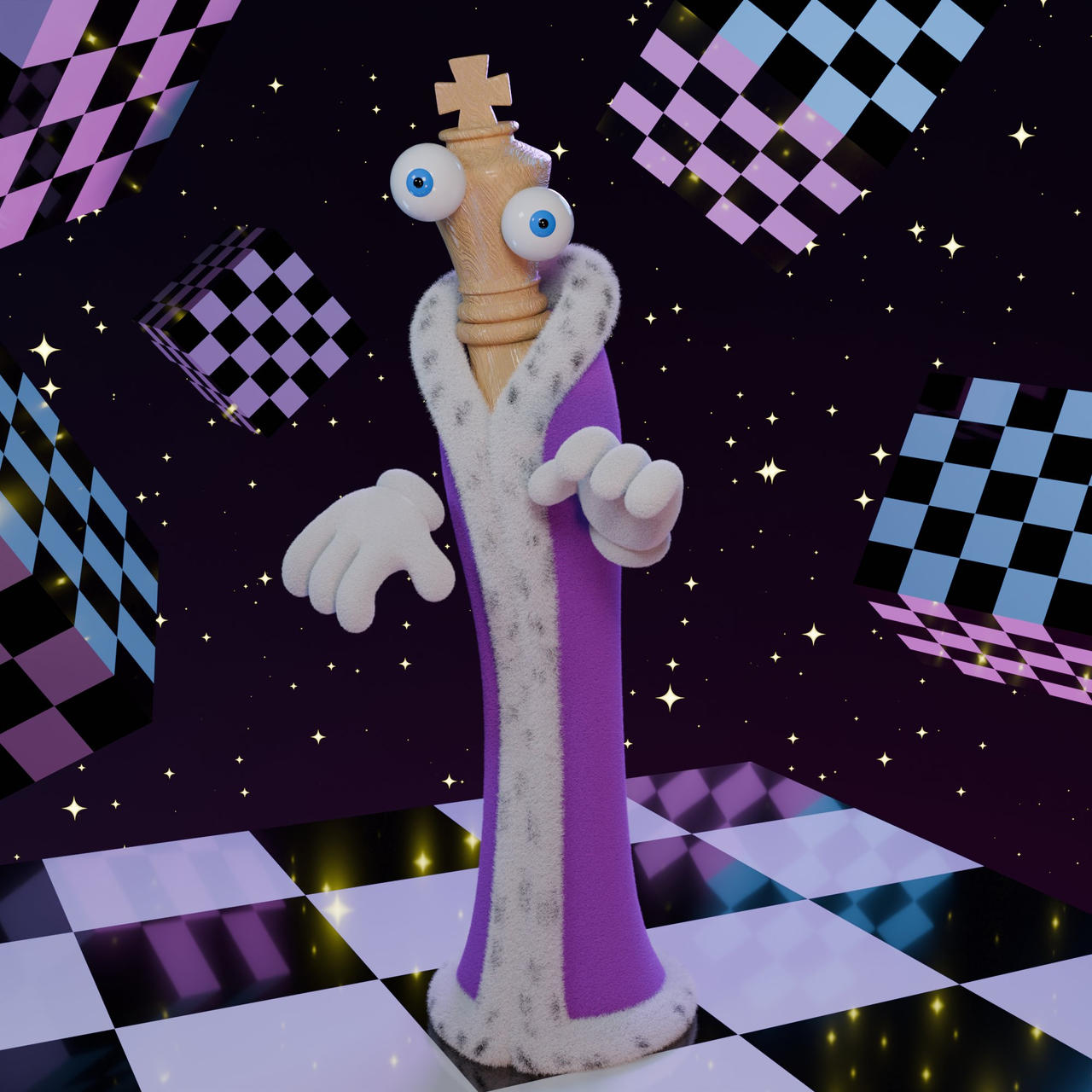 Kinger On Computer Kinger 3D by TheBlendee on DeviantArt