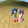 Sonic comforts Twilight