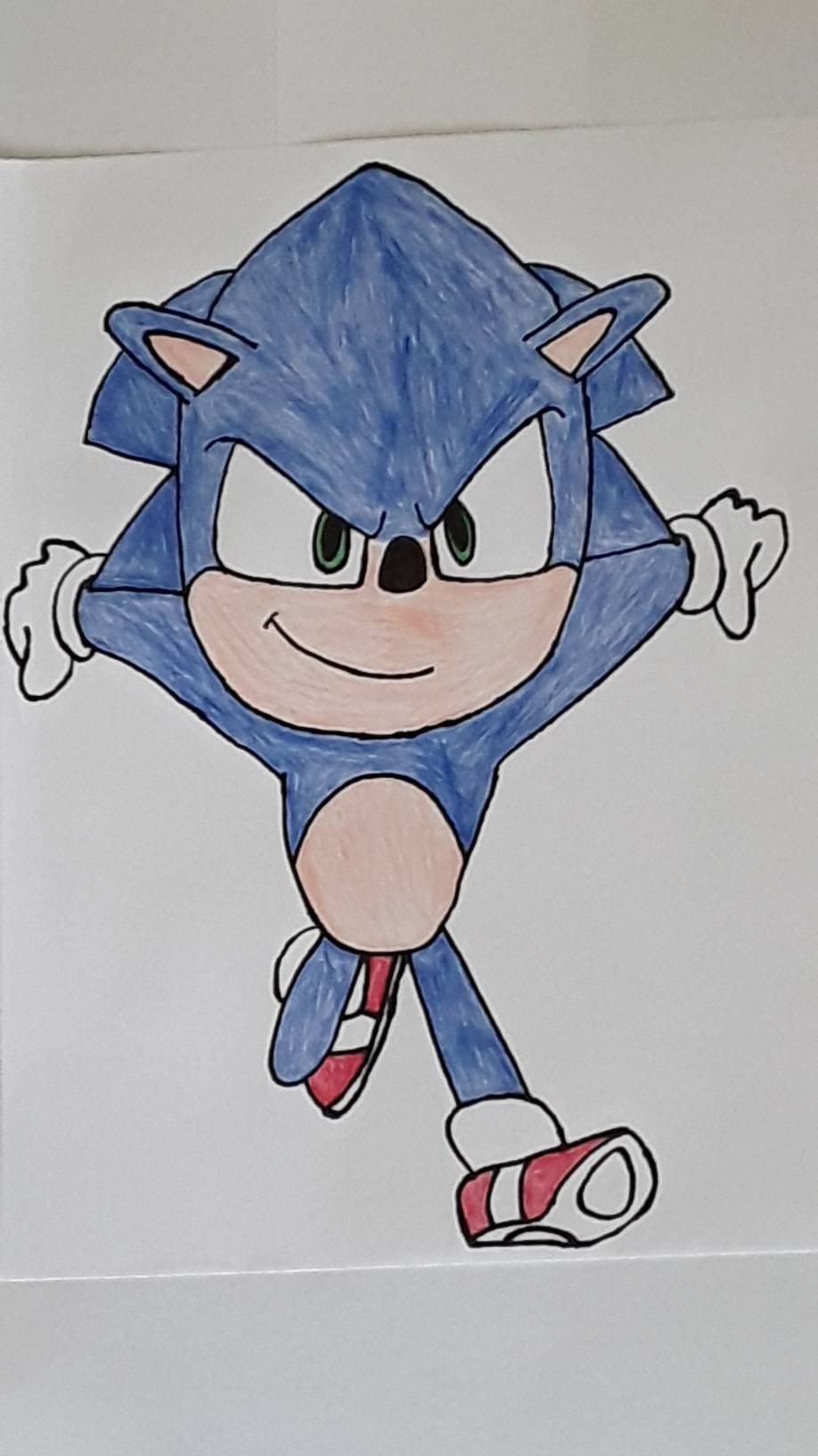 Movie Sonic drawing
