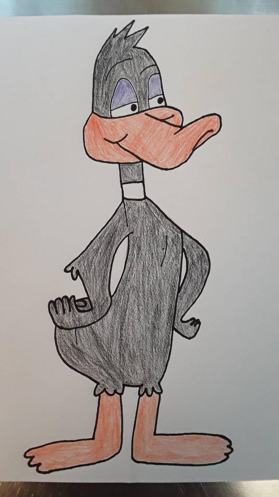 Daffy Duck drawing by animetrain027 on DeviantArt