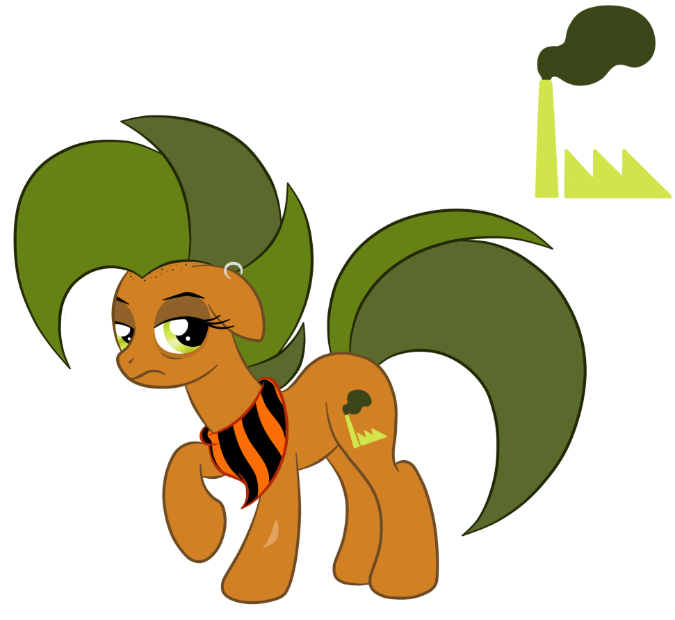 OC Ref: Factory Smog the Earth Pony