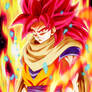 Super Saiyan God Son Goku - Fire And Fury