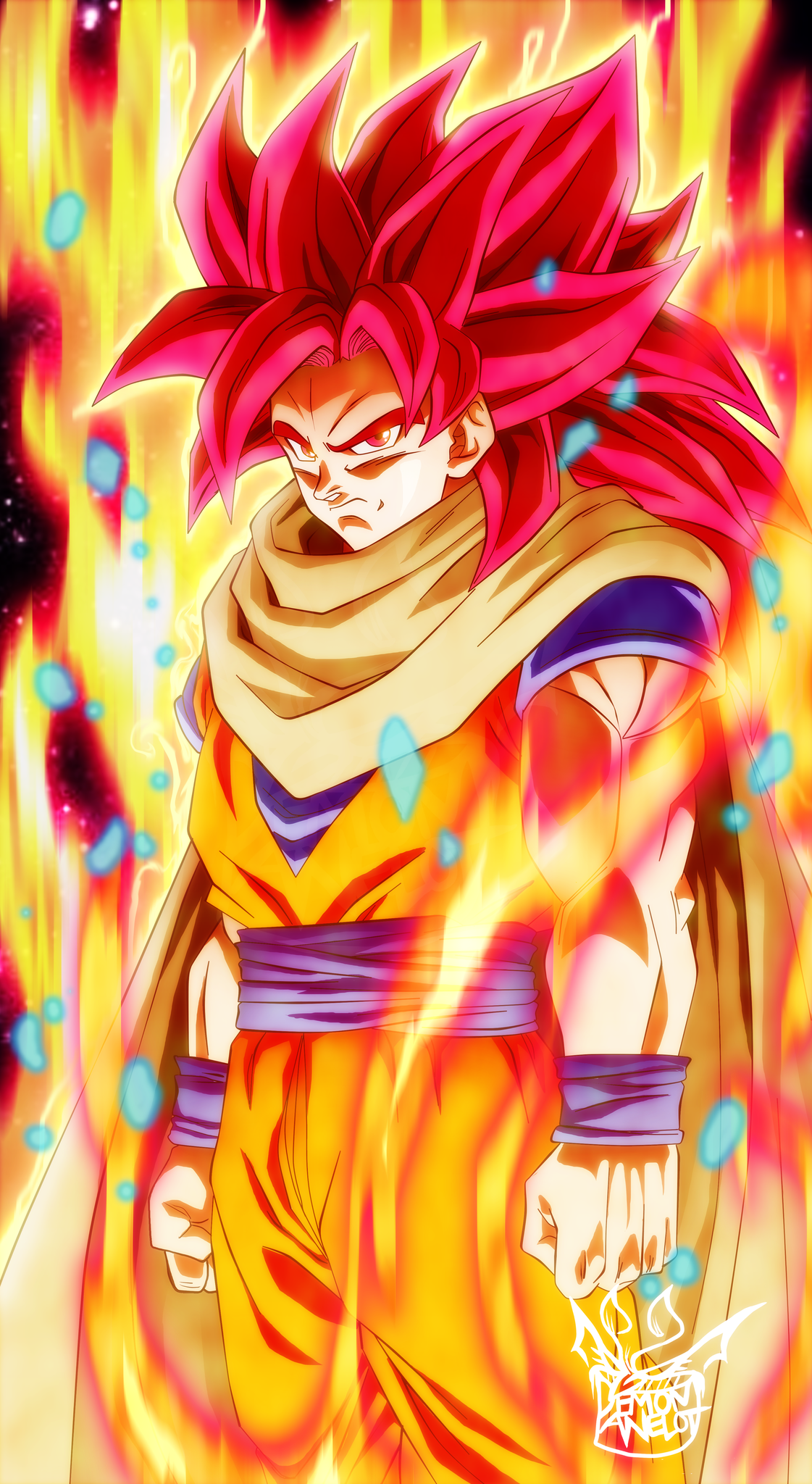 Super Saiyan God having a fire/flame theme to it is one of THE coolest  Dragon Ball design choices in my opinion : r/dbz