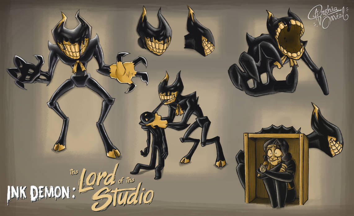 Ink Demon: The Lord of the Studio by Arshia-Omid on DeviantArt