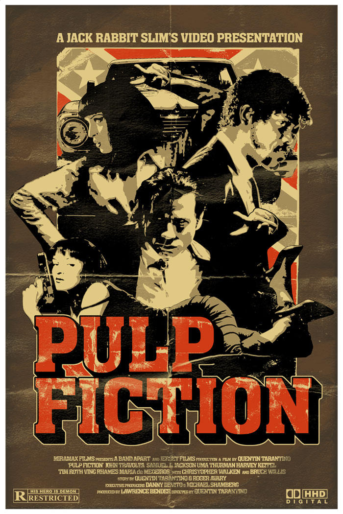 Pulp Fiction Poster by SamRAW08 on DeviantArt