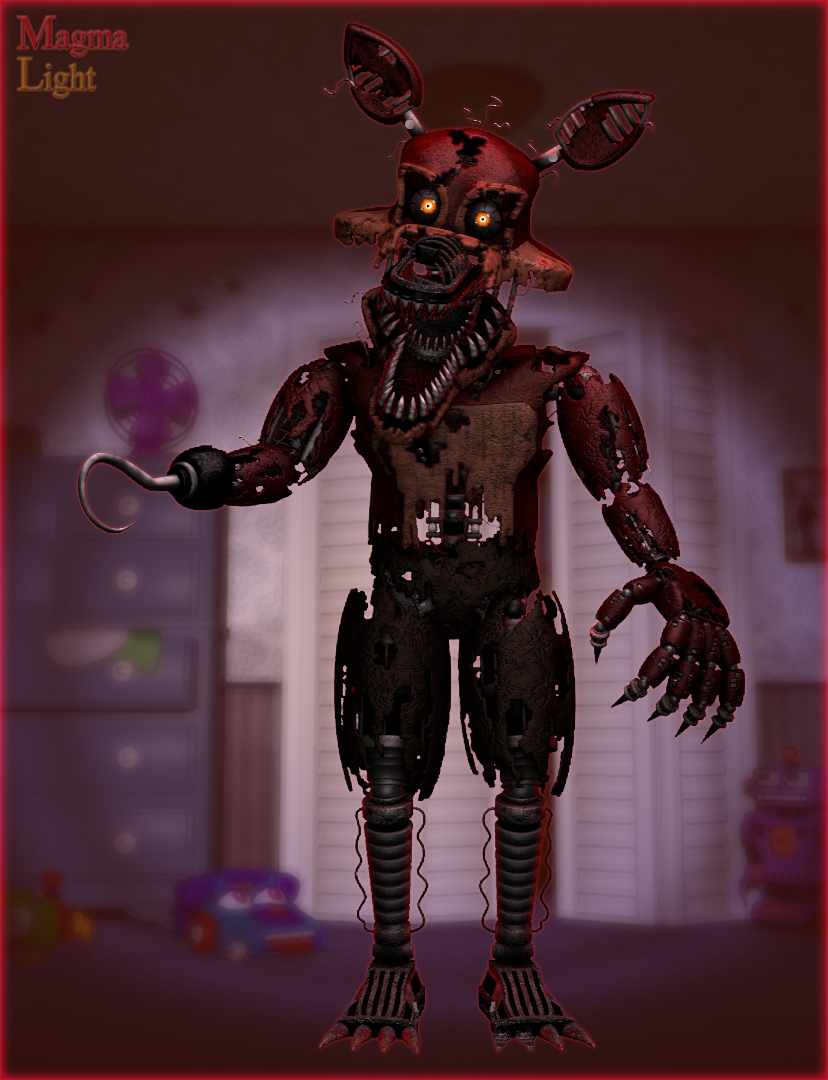 Withered Foxy Full Body by FnaFcontinued on DeviantArt