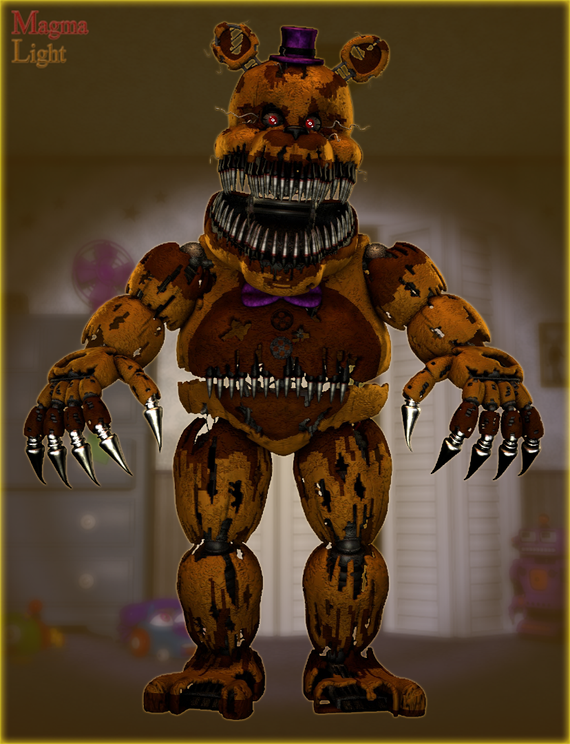 FAN-MADE) Five Nights at Freddy's 4: Fredbear by maxtheaxeiswax on  DeviantArt