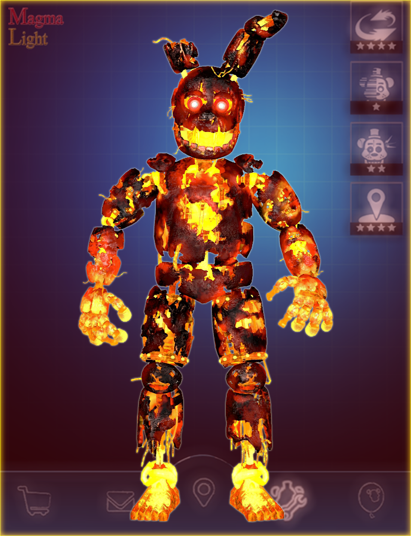 Springtrap In Fire Flaming springtrap by MagmaLight on DeviantArt