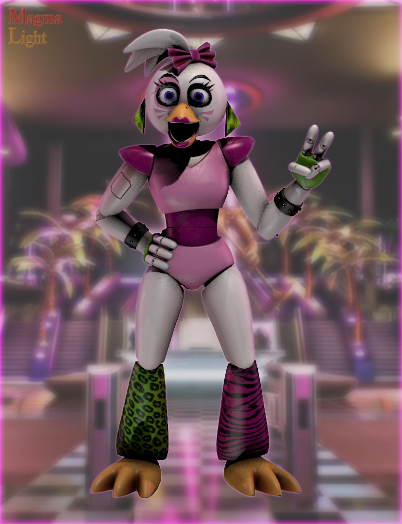 Fnaf Blender) Glamrock Bonnie Poster by Cloudcake54 on DeviantArt