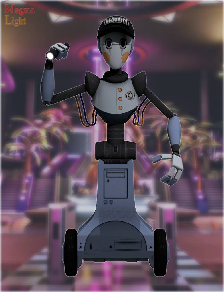 Security bot by MagmaLight on DeviantArt
