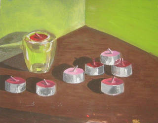 Strawberry Candles and Votives