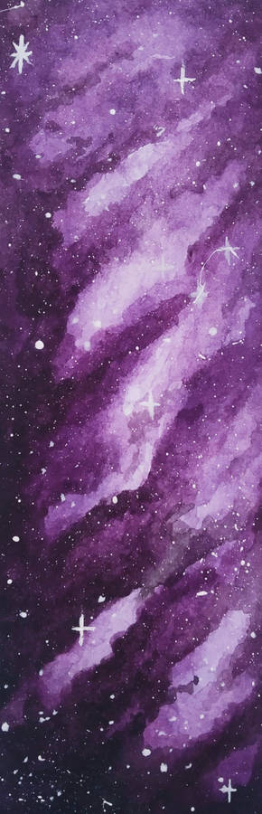 Purple Galaxy Watercolor