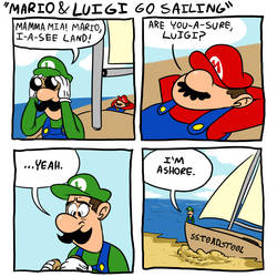 Mario and Luigi go Sailing