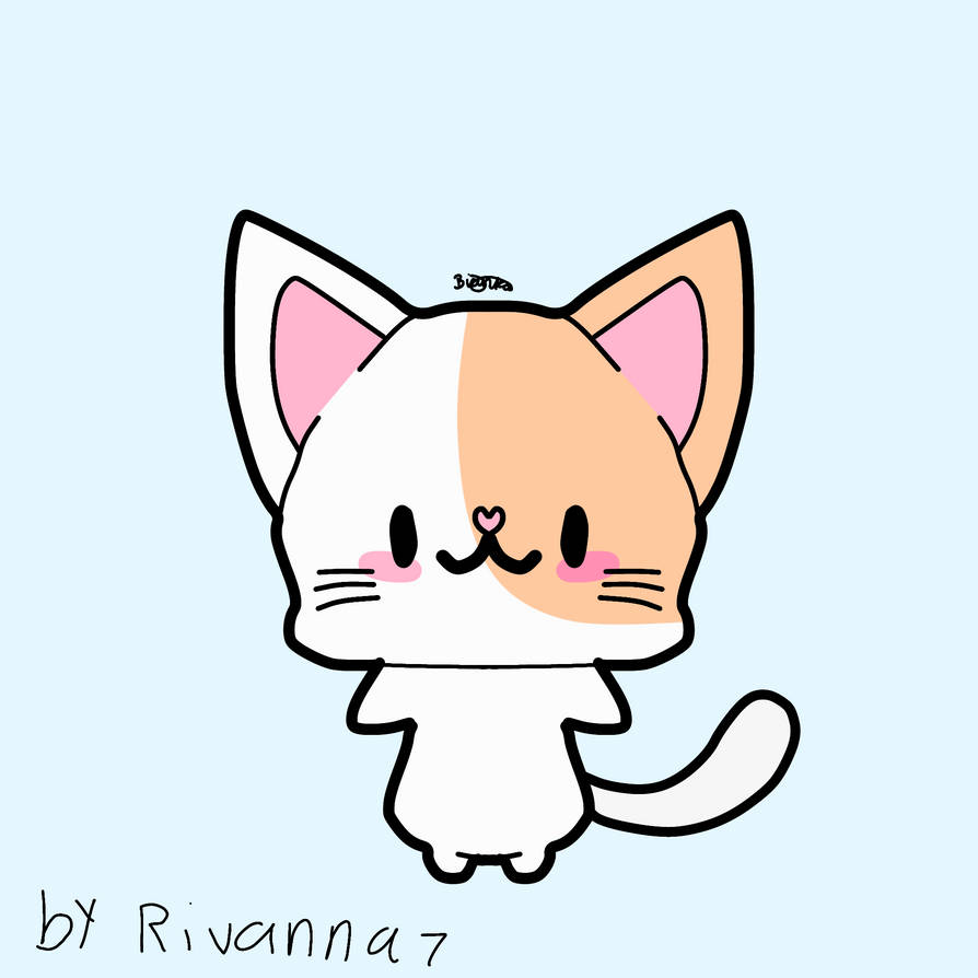 Cute cat by Rivanna7 on DeviantArt